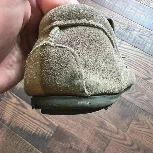 Minnetonka Moccasins Kitty Hardsole Gray Non-Slip Comfortable Womens Size 9 EUC - Picture 8 of 12